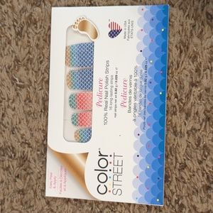 Color street pedicure nail strips